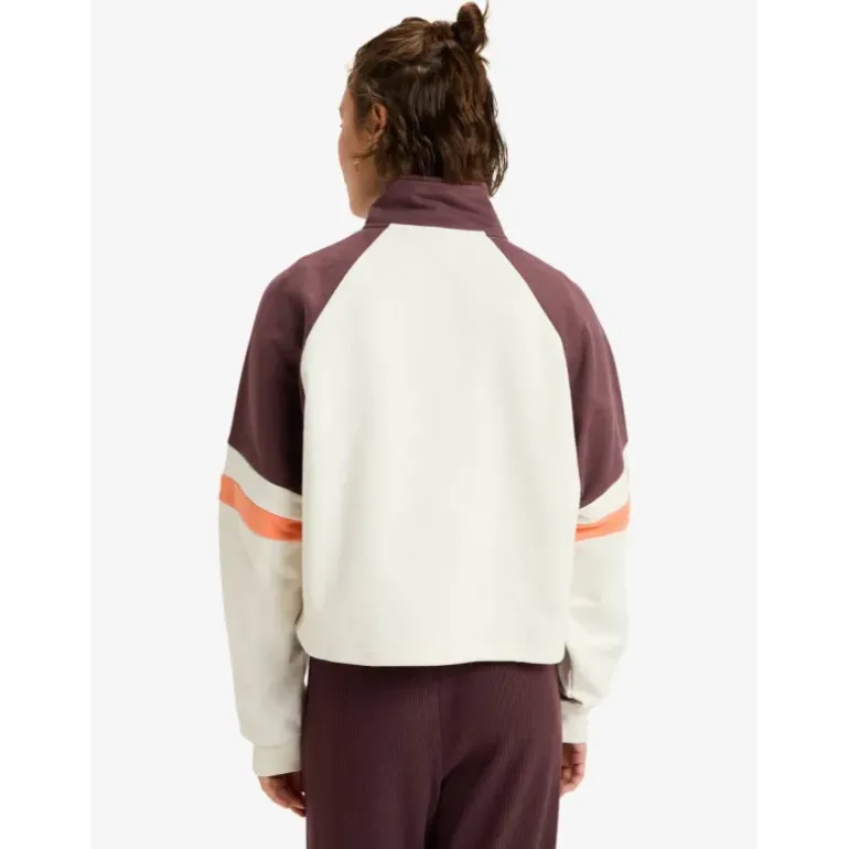 SWEAT ESSENTIAL ENERGY CROP DEMI-ZIP FEMME