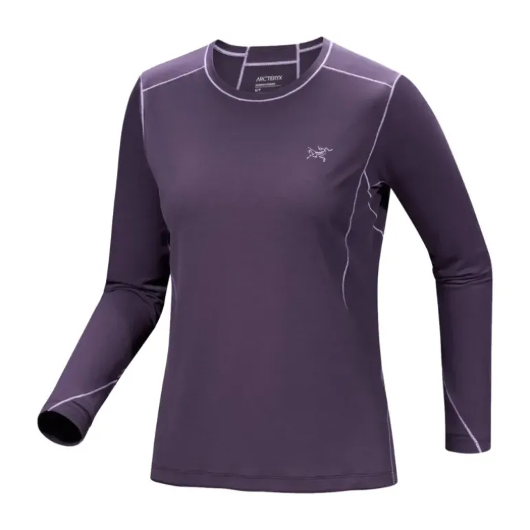 T-shirt à manches longues et col rond Sunna Femme