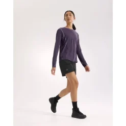 T-shirt à manches longues et col rond Sunna Femme