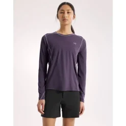 T-shirt à manches longues et col rond Sunna Femme