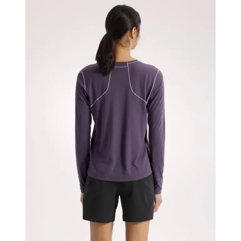T-shirt à manches longues et col rond Sunna Femme