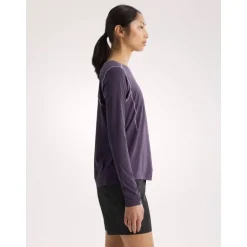 T-shirt à manches longues et col rond Sunna Femme