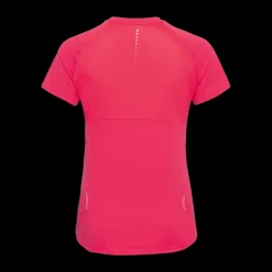 T-SHIRT COL ROND MANCHES COURTES 1/2 ZIP FEMME