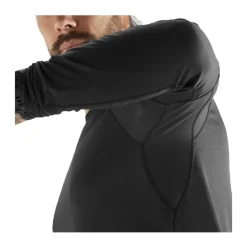 T-SHIRT MANCHES LONGUES CROSS RUN HOMME NOIR