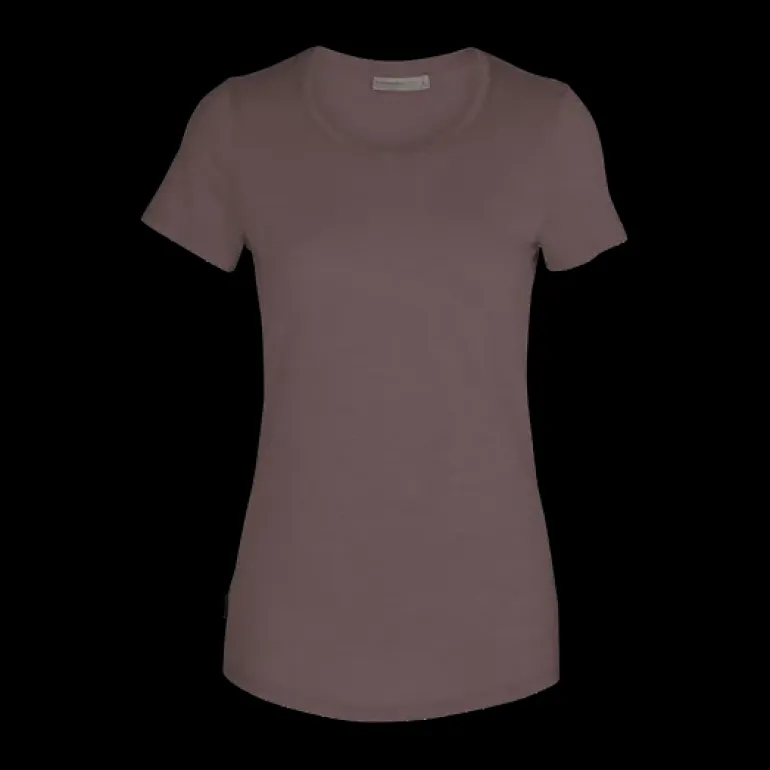 T-SHIRT MERINO SPHERE ROSE FEMME