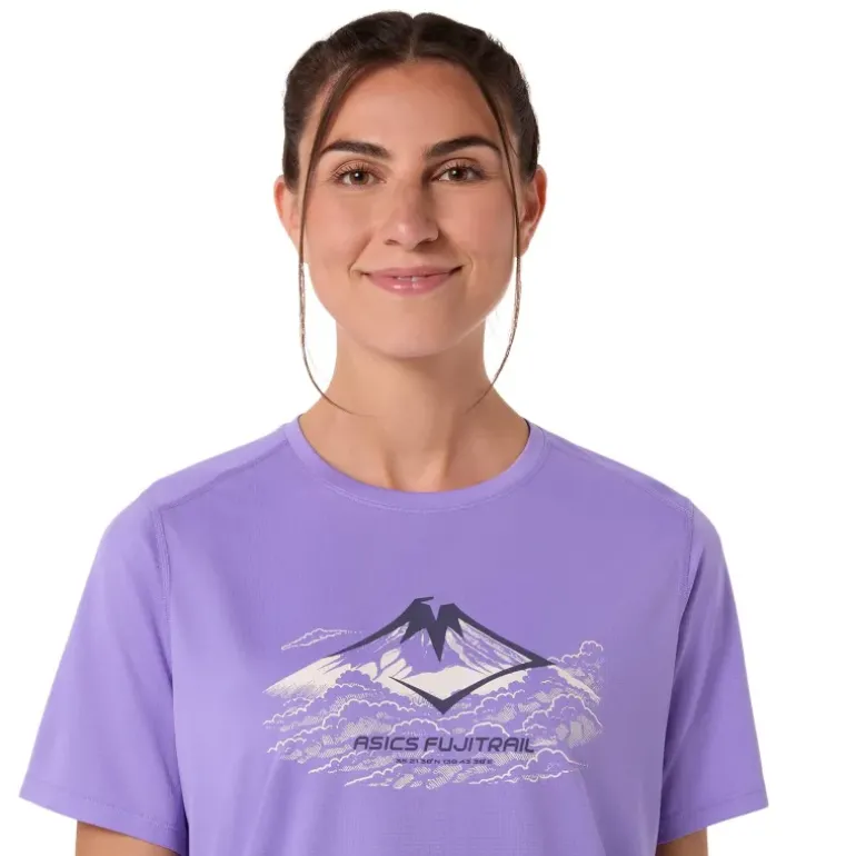 T-shirt running FUJITRAIL LOGO SS TOP femme
