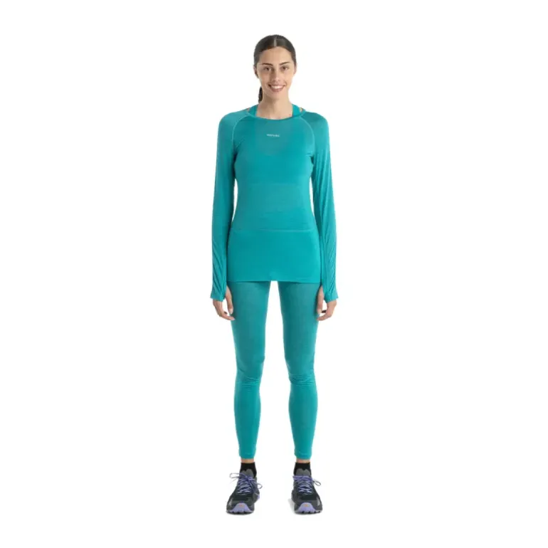 T-SHIRT ZONEKNIT MANCHES LONGUES MERINO 125 FEMME