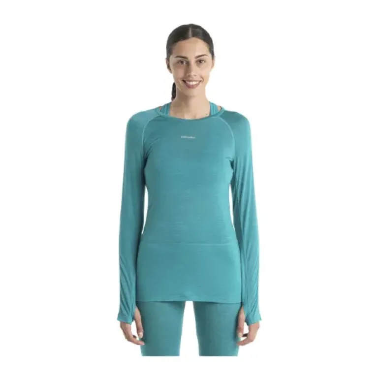 T-SHIRT ZONEKNIT MANCHES LONGUES MERINO 125 FEMME