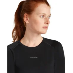 T-SHIRT ZONEKNIT MANCHES LONGUES MERINO 125 FEMME