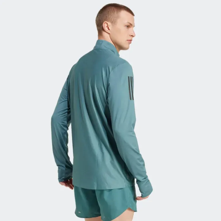 VESTE DEMI-ZIP OWN THE RUN HOMME