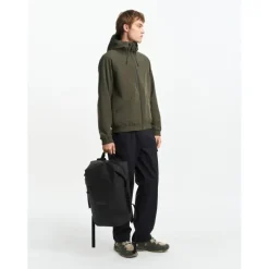 Veste zippée Softshell à capuche homme
