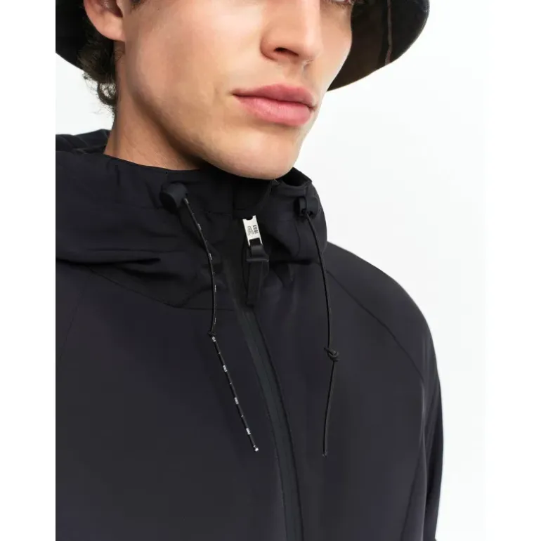 Veste zippée Softshell à capuche homme