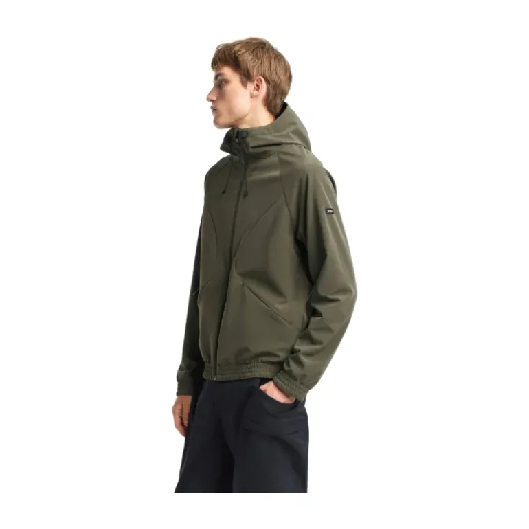 Veste zippée Softshell à capuche homme
