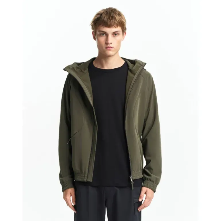 Veste zippée Softshell à capuche homme